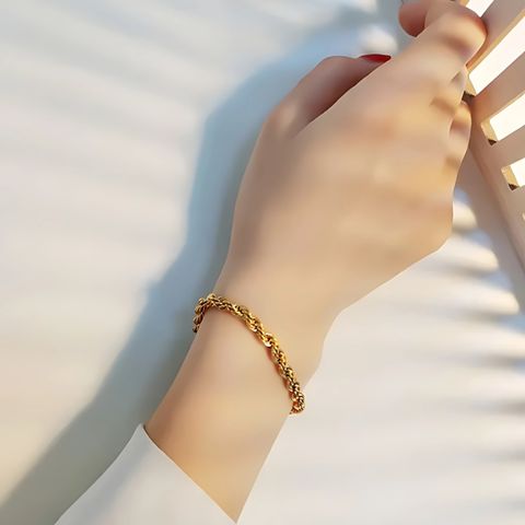 Twist of Gold Bracelet
