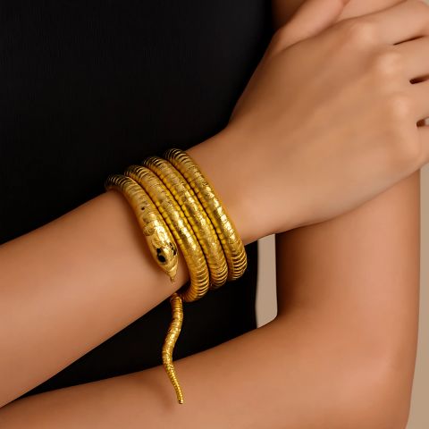 Statement Snake Necklace (Multi-look)