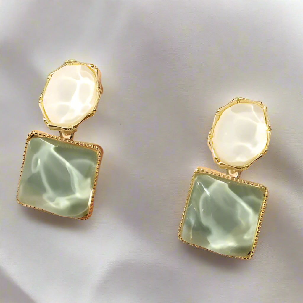 Mint Frost Studs