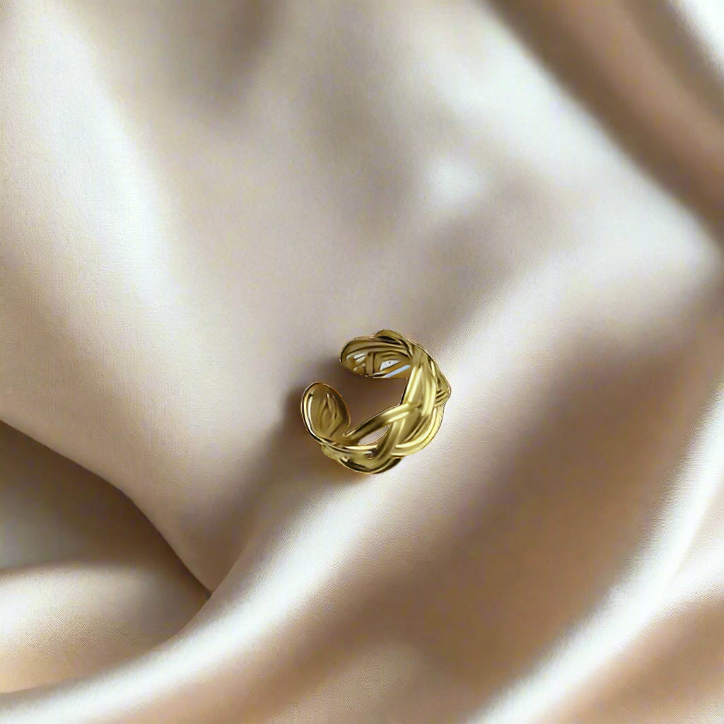 Tidal Wave Statement Ring (Adjustable)