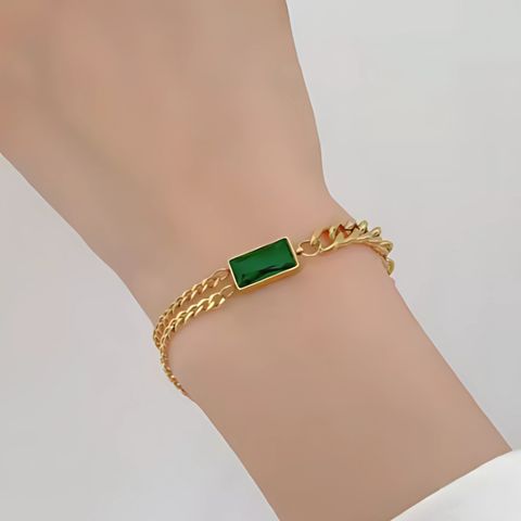 Emerald Zircon Bracelet