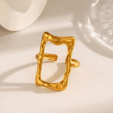 Hollow Rectangle Ring (Adjustable)