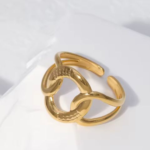 Chunky O-shaped Ring (Adjustable)