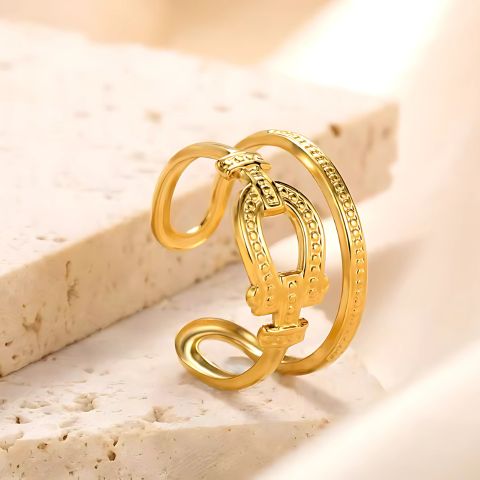 Dainty 2 Layer Ring (Adjustable)