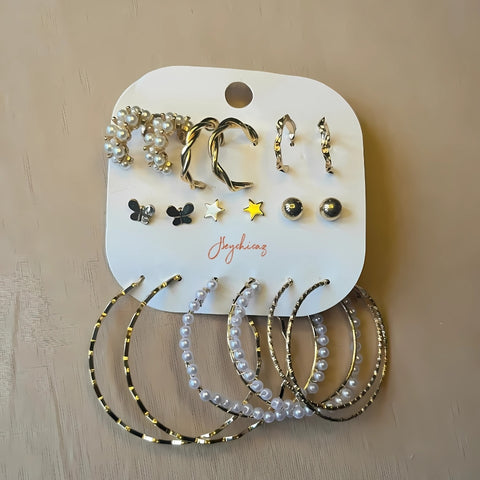 Dusk To Dawn Earring Set (9 Pieces)