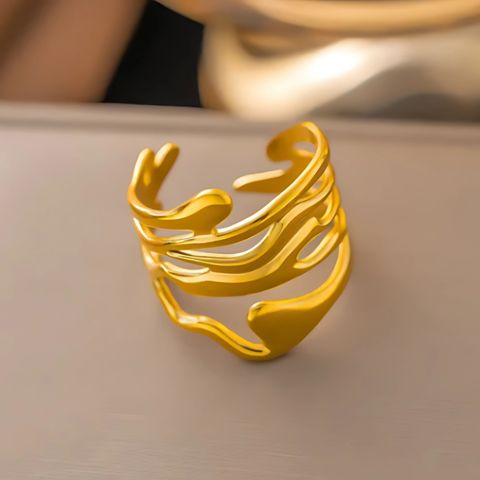 Hollow Bold Statement Ring