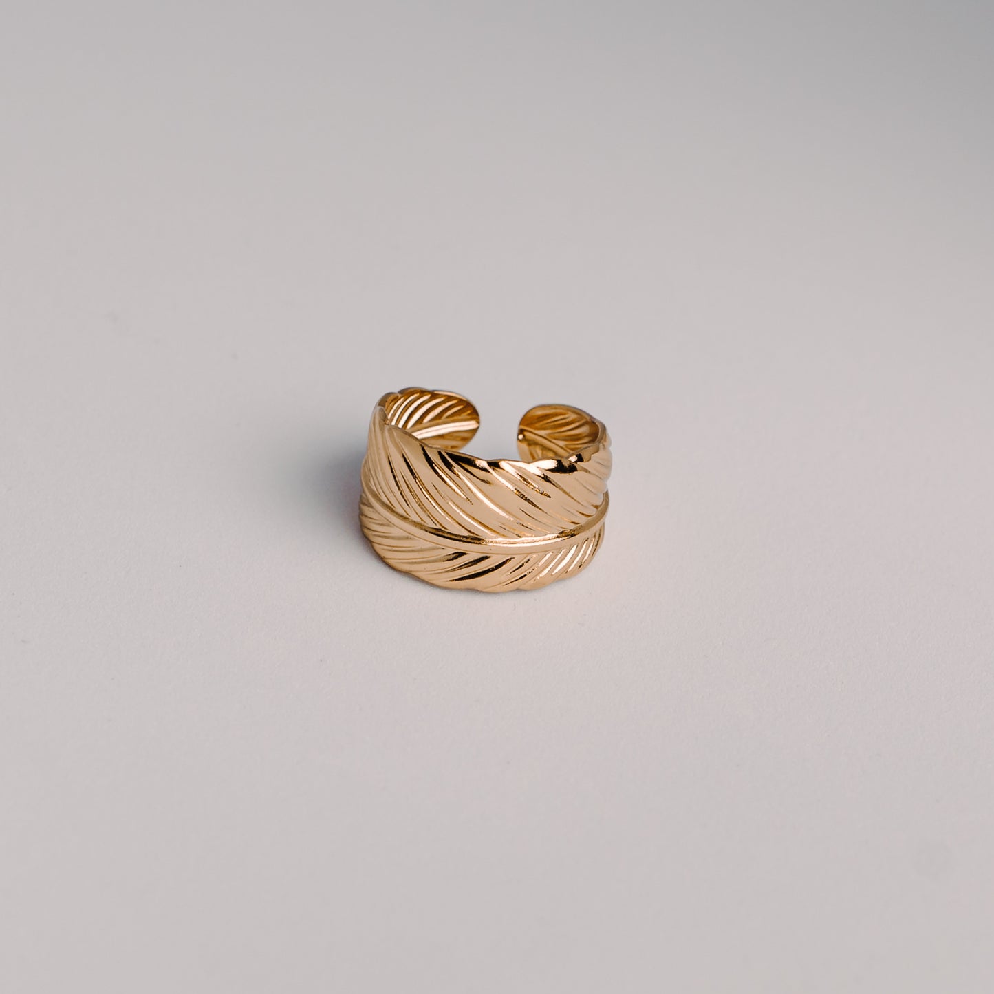 Leaf Etched Ring
