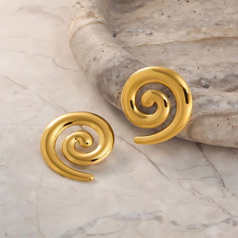 Spiral Mind Statement Earrings