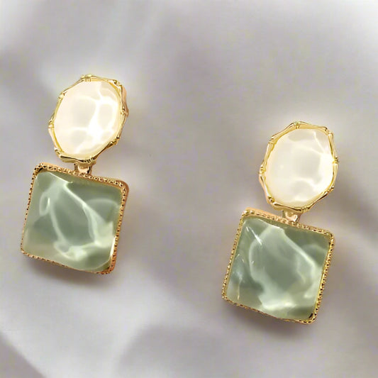 Mint Frost Studs