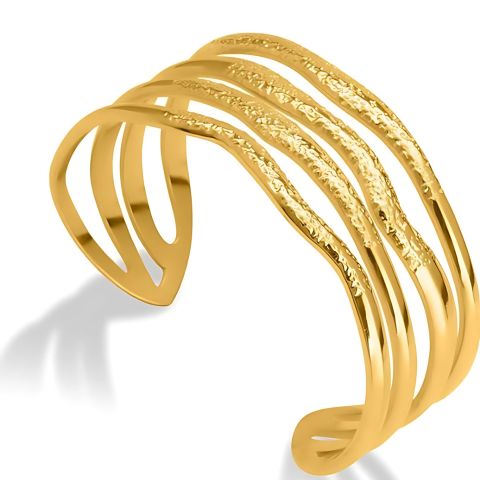 Rippled Elegance Bracelet