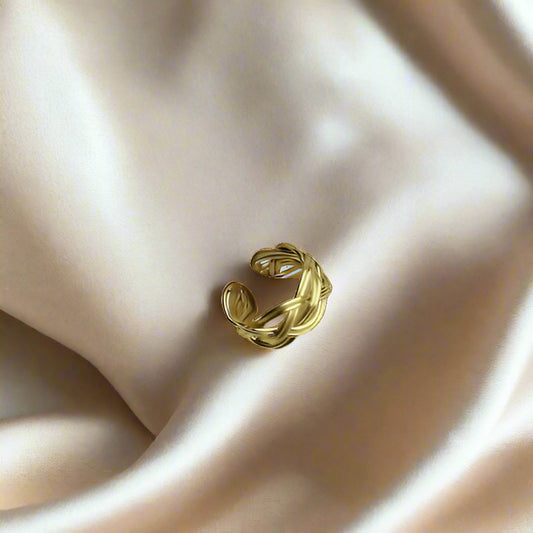 Tidal Wave Statement Ring (Adjustable)