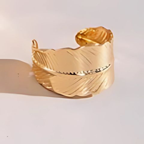 Leaf Etched Ring