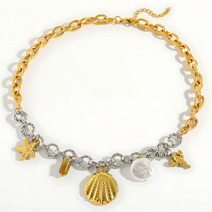 Ocean Pearl Shell Necklace