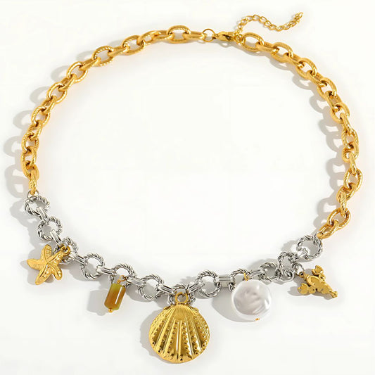 Ocean Pearl Shell Necklace