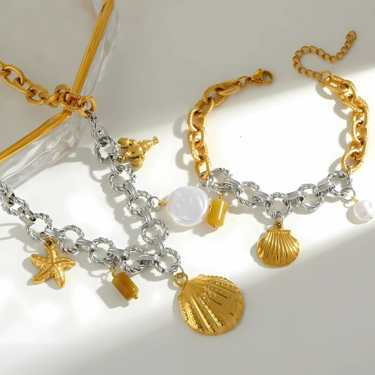 Ocean Pearl Shell Necklace