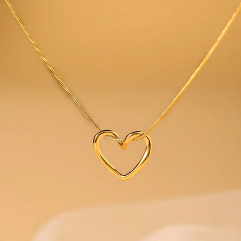 Intertwined Heart Necklace