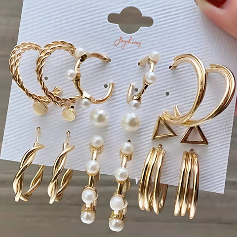 Never Enough Earring Set (9 Pieces)
