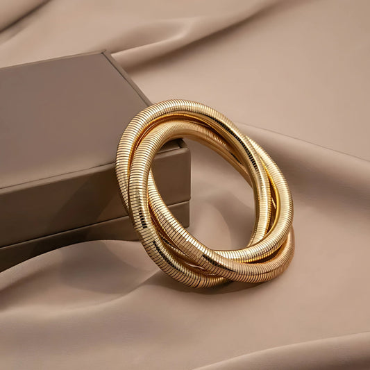 Golden Whirl Cuff