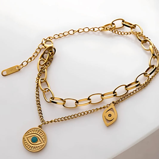 Double Charm Evil Eye Duo