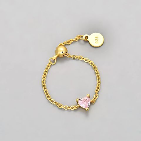 Sweetheart Sparkle Ring (Adjustable)
