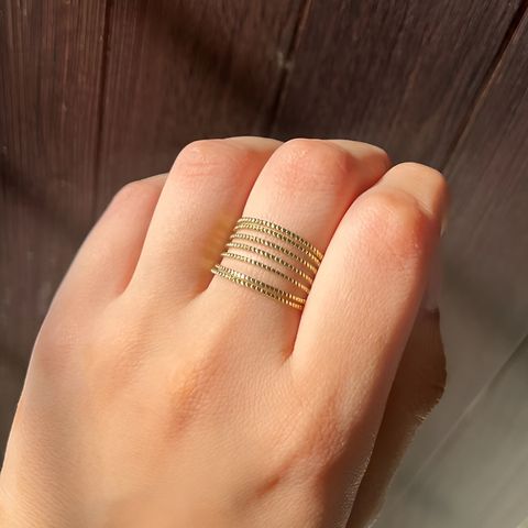 Chunky Multi-layered Ring (Adjustable)