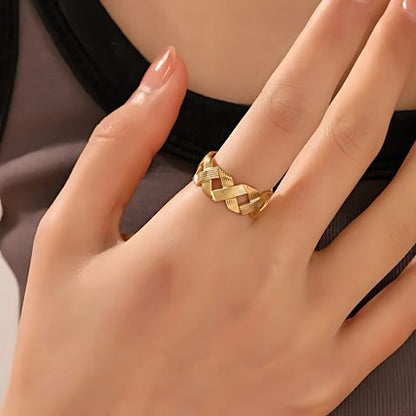 Cross Road Ring (Adjustable)