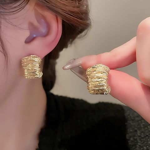 Foiled Statement Earring (Gold)