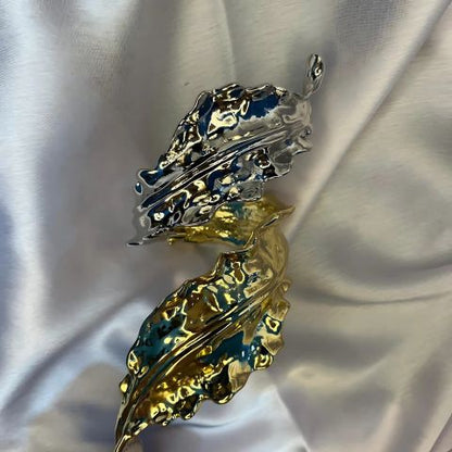 Two-toned Leaf Cuff