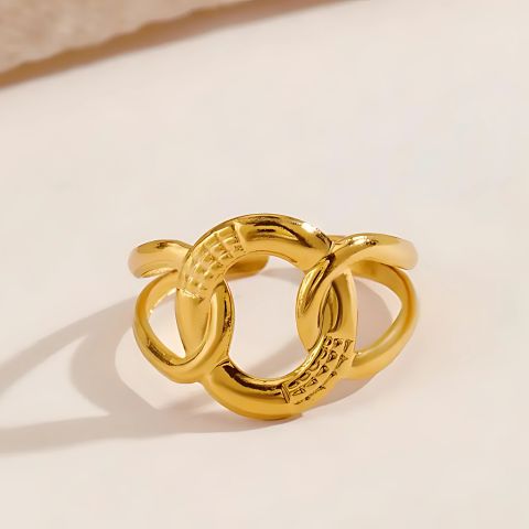 Chunky O-shaped Ring (Adjustable)