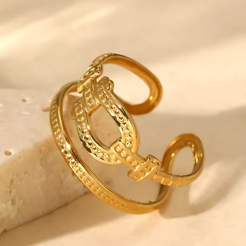 Dainty 2 Layer Ring (Adjustable)