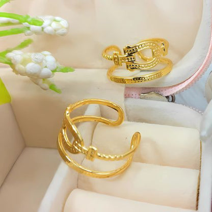 Dainty 2 Layer Ring (Adjustable)