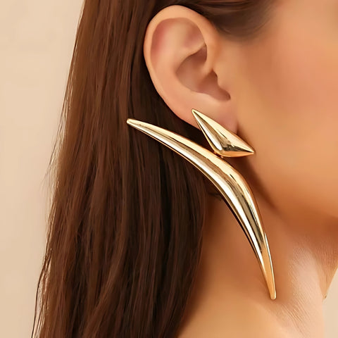 Crescent Moon Luxe Earring