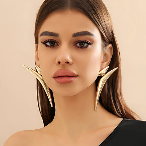 Crescent Moon Luxe Earring